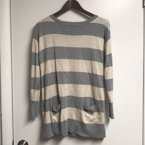 Caslon Striped Sweater Tunic